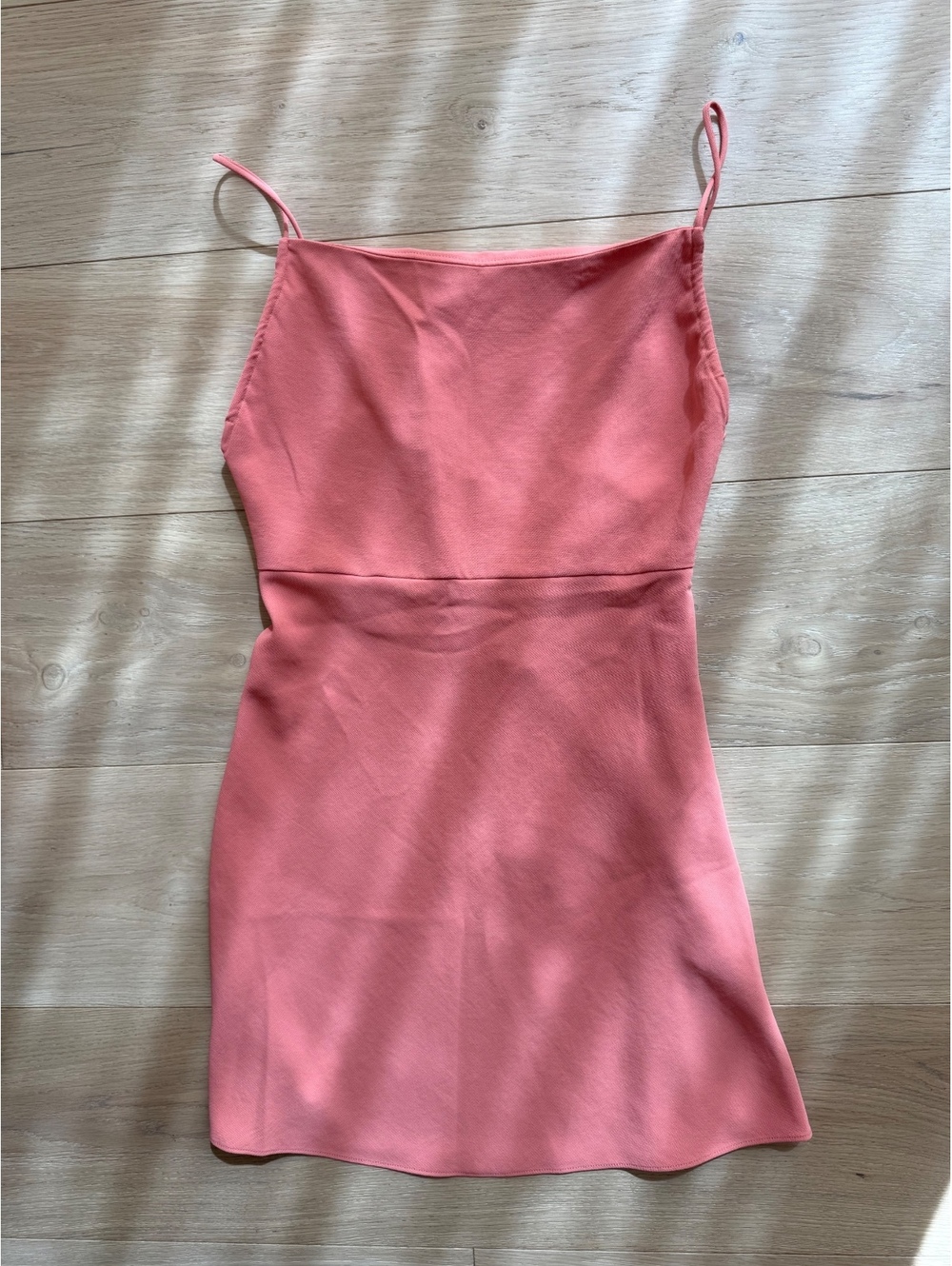 IRO Hotye Thin Strap Mini Dress Abricot Size 34 US 2 XS NWT